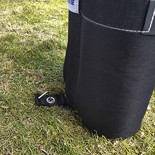 Goutime 4-Pack Heavy Duty Canopy Weights (160lbs) - Sand Bags for Outdoor Pop Up Tents, Gazebos & Sun Shelters - Perfect for Beach, Camping, Backyard Parties & Events - Black