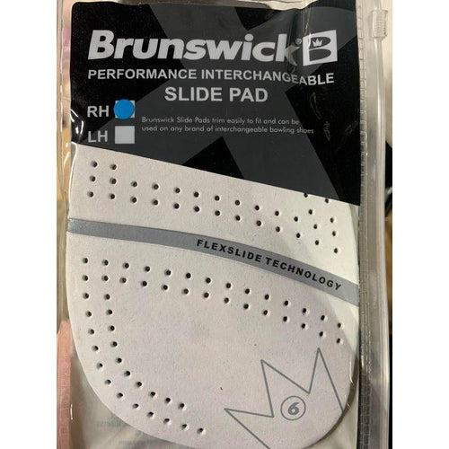 Brunswick Bowling Slide Sole #6 - White Microfiber Shoe Soles for Bowlers | Perfect for Smooth Gliding on Bowling Lanes | Enhanced Performance & Comfort for League Play & Practice