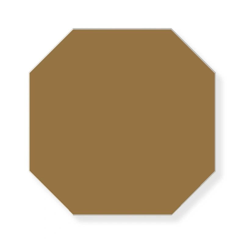 Winckelmans Granitklinker Klinker Oktagon 15x15 cm Toffee Brown Porcelain Tile - Perfect for Kitchen Backsplash, Bathroom Walls & Flooring
