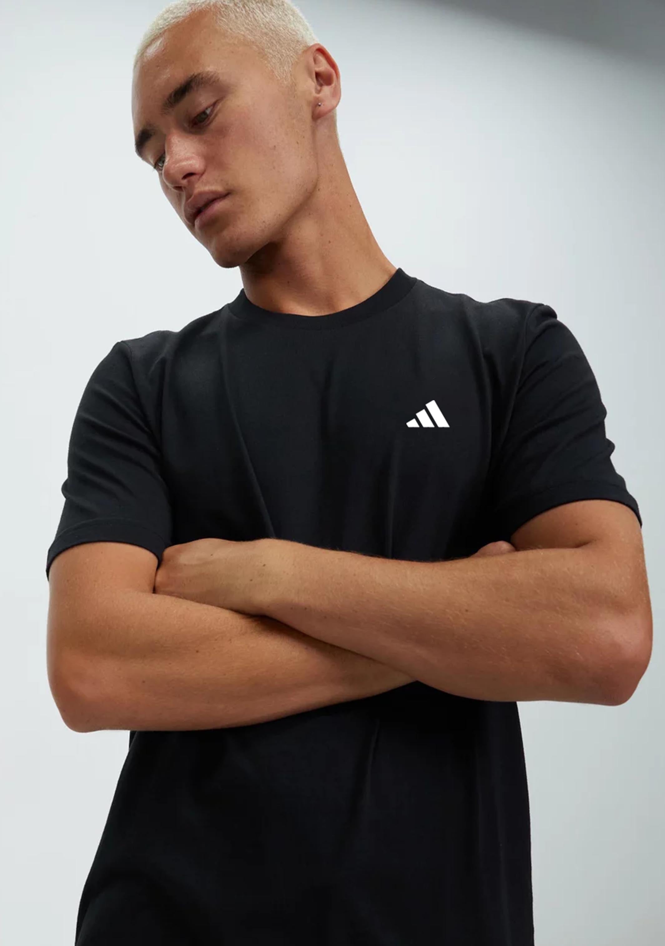 Adidas Men's Feelready Training Tee - Essential Workout Shirt for Gym, Running & Active Lifestyle | Moisture-Wicking & Breathable Performance Top