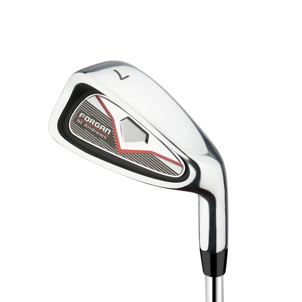 **Forgan of St Andrews F100 Complete Golf Club Set with Bag - Right Handed Men's Clubs for Driving, Chipping & Putting - Perfect for Beginners & Intermediate Golfers**