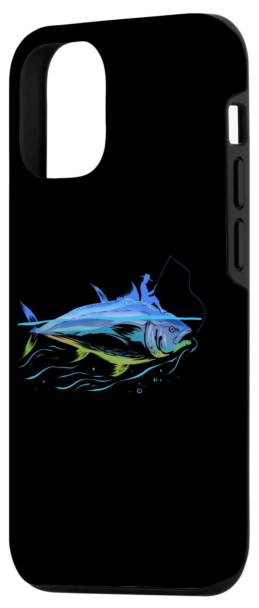 iPhone 12/12 Pro Waterproof Phone Case with Tuna Fish Design - Perfect Gift for Anglers, Fishermen & Fishing Enthusiasts | Great for Deep Sea Fishing, Boat Trips & Outdoor Adventures