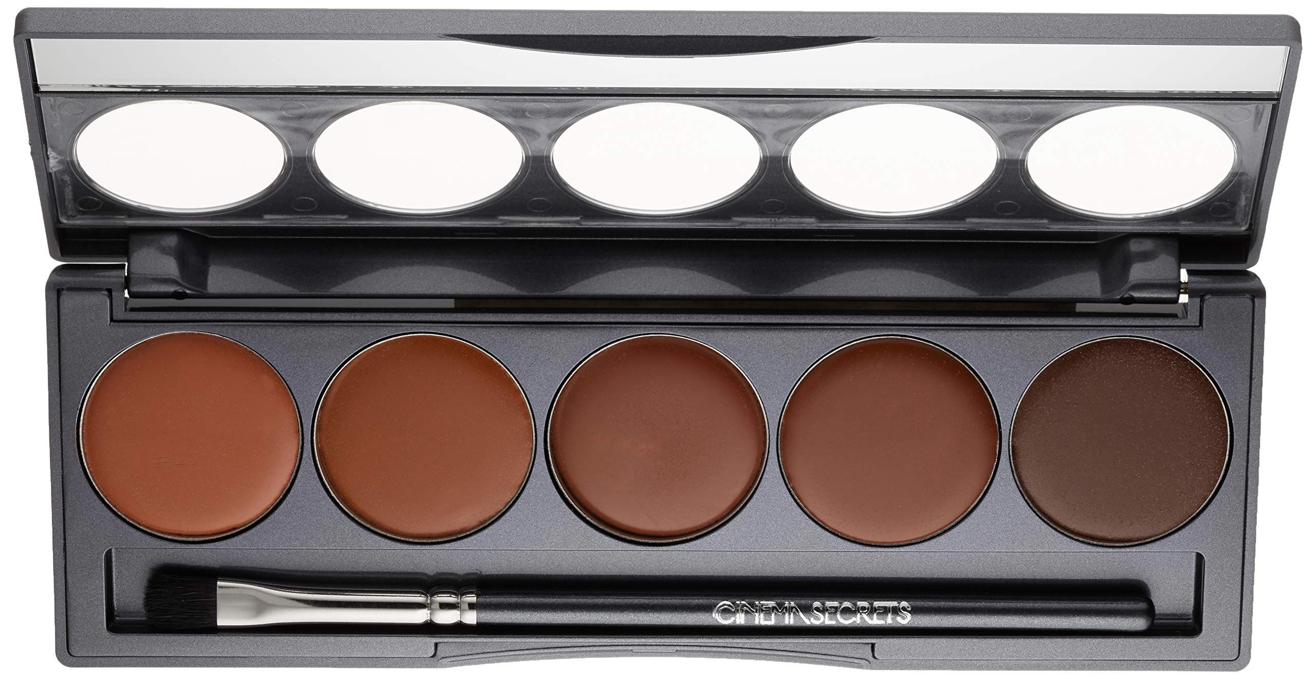 CINEMA SECRETS Pro Cosmetics Ultimate Foundation 5-In-1 Pro Palette - Professional Makeup Kit for Flawless Coverage, Contouring & Highlighting - Perfect for Bridal, Photo Shoots & HD Camera Makeup
