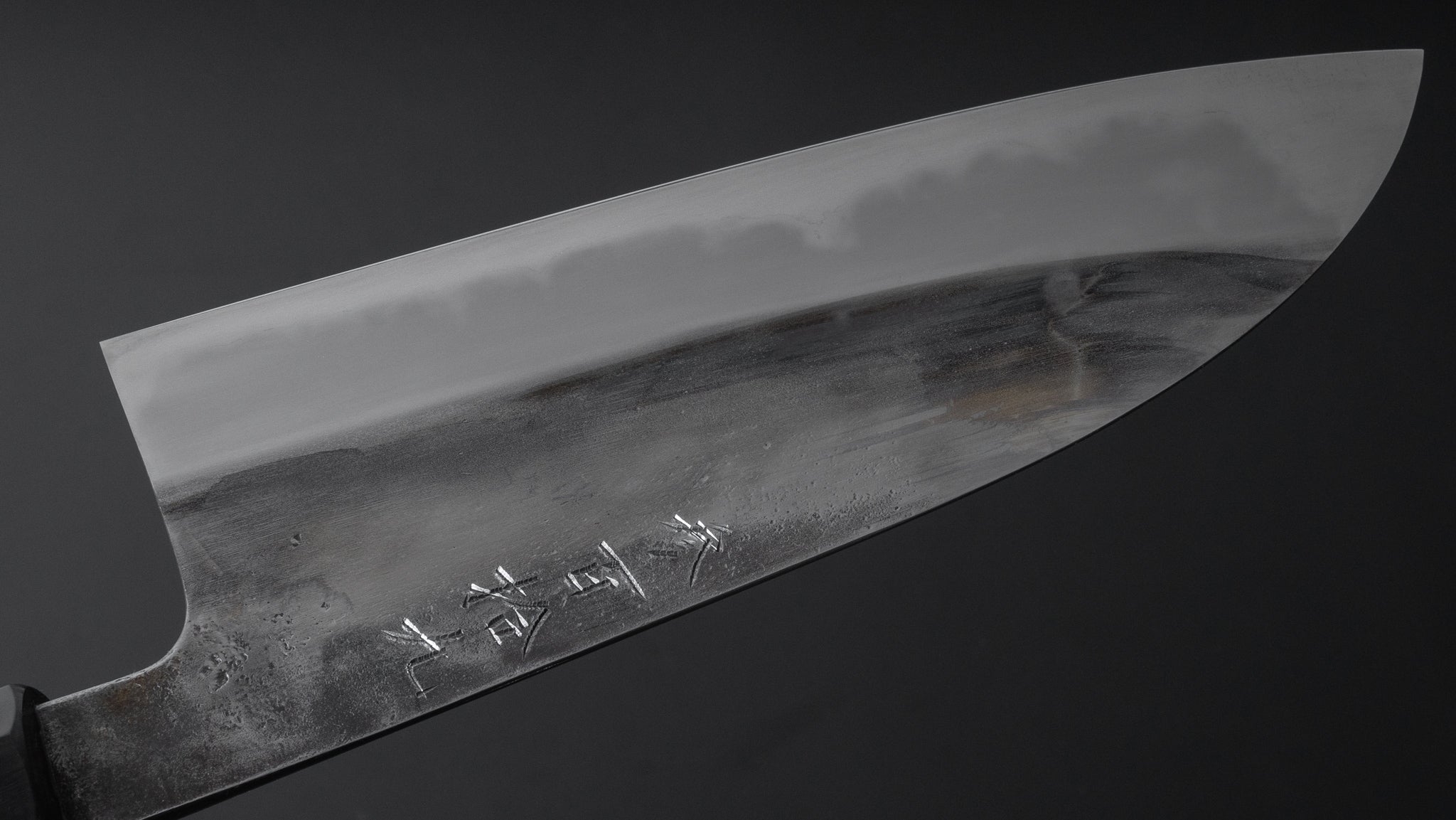 Jiro Tsuchime Wa Santoku 165mm Japanese Chef Knife with Taihei Tagayasan Handle - Perfect for Slicing, Dicing & Chopping Vegetables, Meat & Fish (#319)