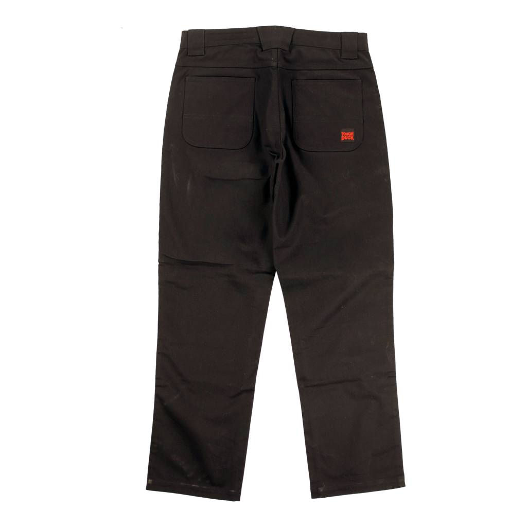 Tough Duck WP09 Expandable Waist Flat Front Flex Twill Work Pants - Durable & Comfortable for Construction, Landscaping & Outdoor Jobs
