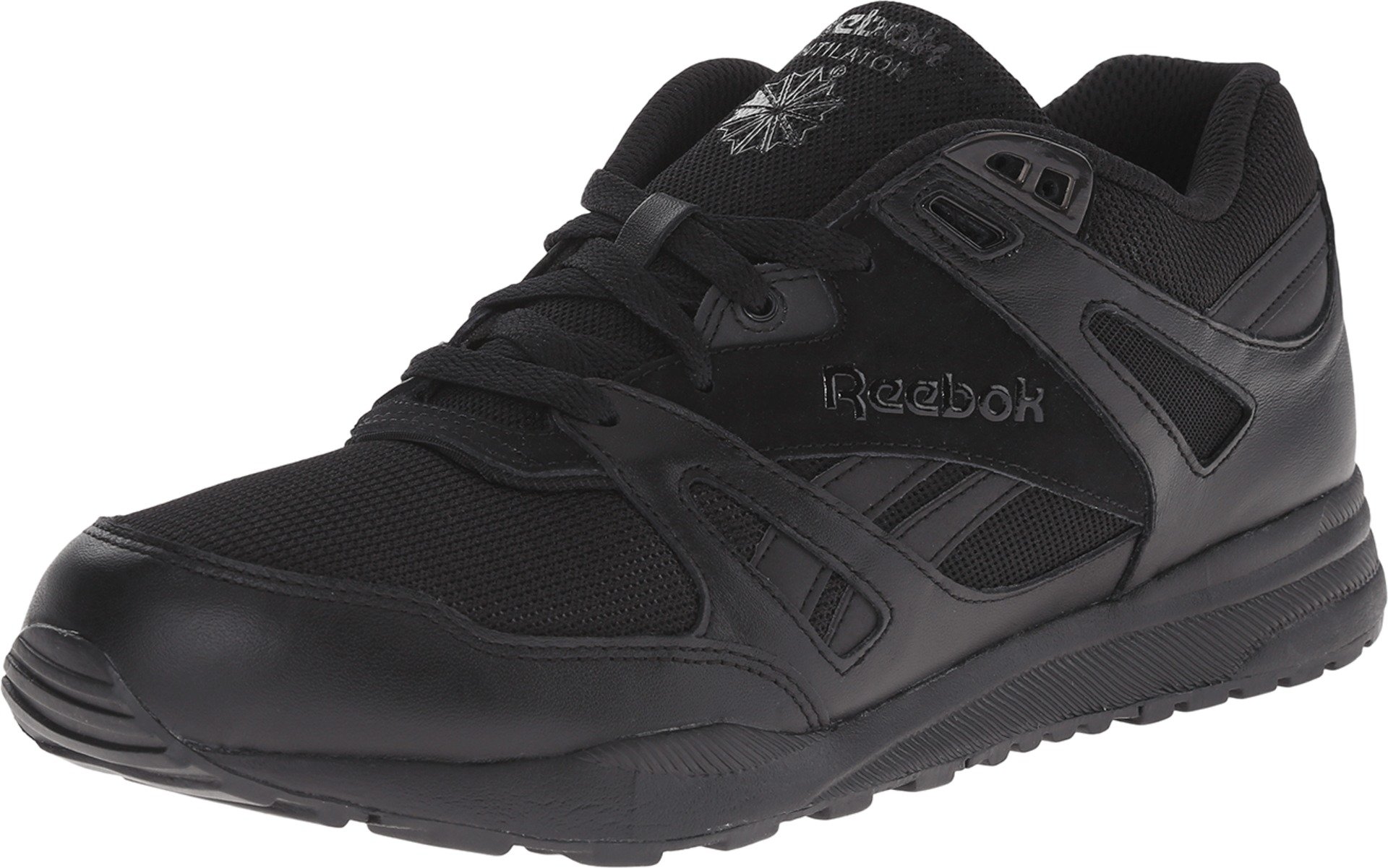 Reebok Men's Ventilator ST Running Shoes - Black/Black - Size 11.5 D US - Lightweight & Breathable for Gym Workouts & Jogging