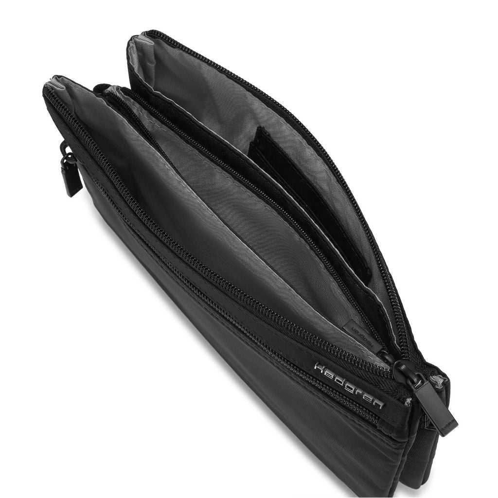 Hedgren Emma RFID Blocking Crossbody Bag for Women - Anti-Theft Secure Purse for Travel, Shopping & Daily Use - Stylish Black Handbag