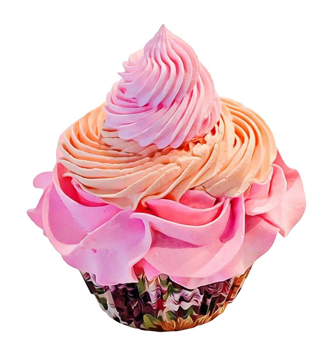 Fake Cupcake Rose Gold Fake Cake Decoration Prop for Party, Wedding, Baby Shower & Photo Shoot | Dezicakes