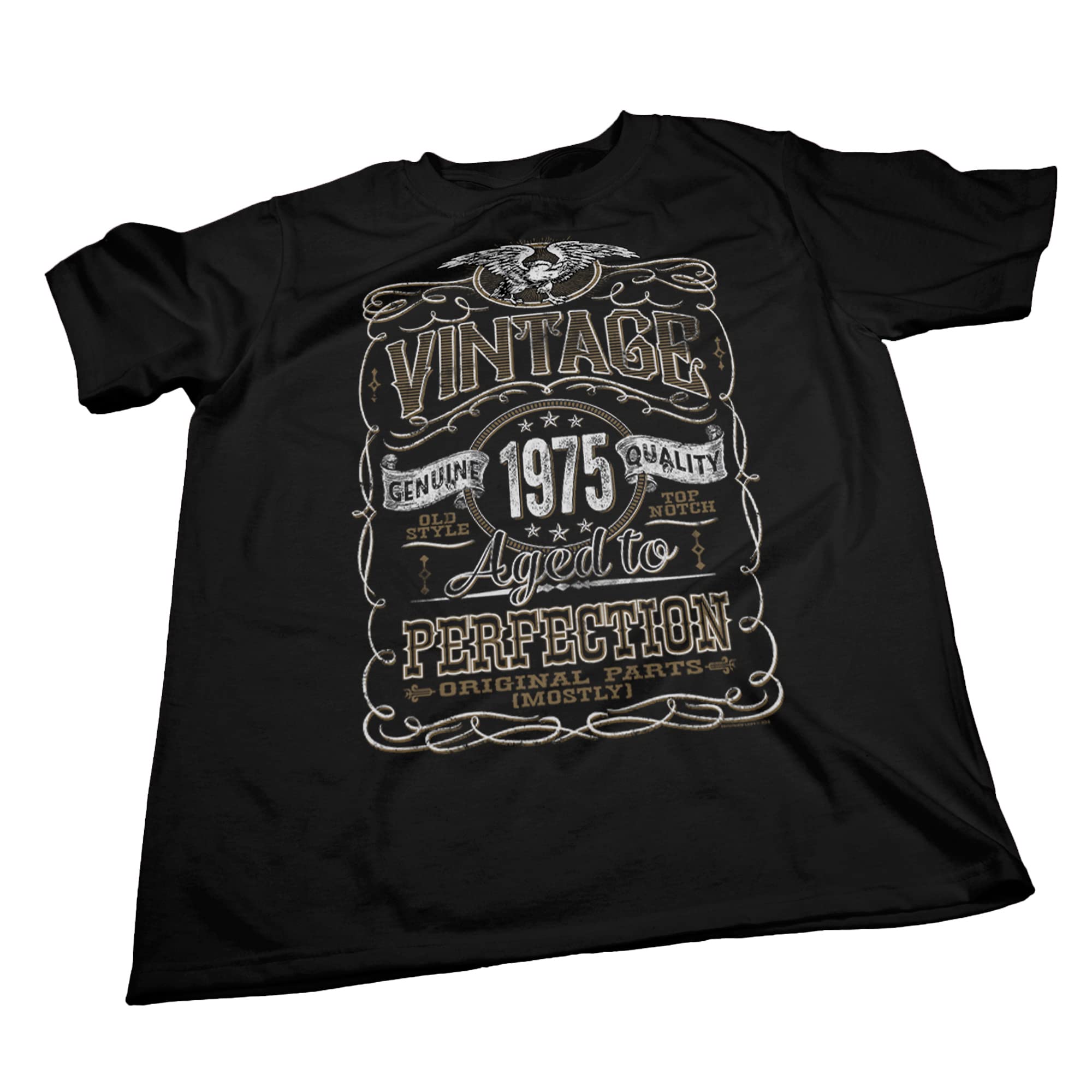 Vintage 1975 Aged to Perfection 50th Birthday Gift Shirt for Men - Perfect 50th Birthday Party, Milestone Celebration & Funny Gift Idea
