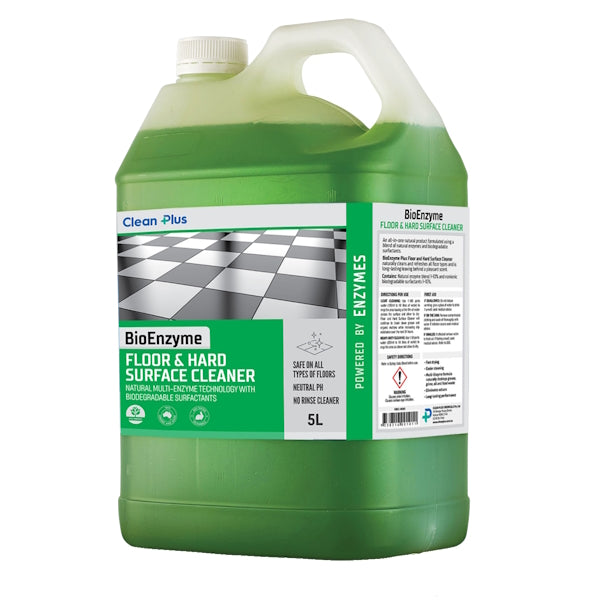 BioEnzyme No Rinse Floor & Hard Surface Cleaner - Eco-Friendly Multi-Surface Cleaner for Kitchen, Bathroom & Tile Floors - Safe for Pets & Kids