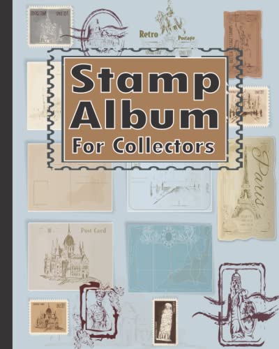Premium Stamp Collecting Album for Beginners & Adults - Stamp Collection Catalog Journal with Recognition Guide - Perfect Gift for Stamp Enthusiasts & Kids - Ideal for Hobbyists, Education, and Display