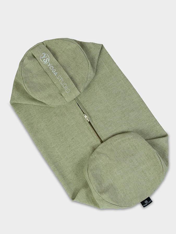 GOTS Certified Organic Cotton Yoga Bolster Cover - Eco-Friendly Replacement for Yoga Studio & Home Practice - Perfect for Meditation, Restorative Yoga & Relaxation