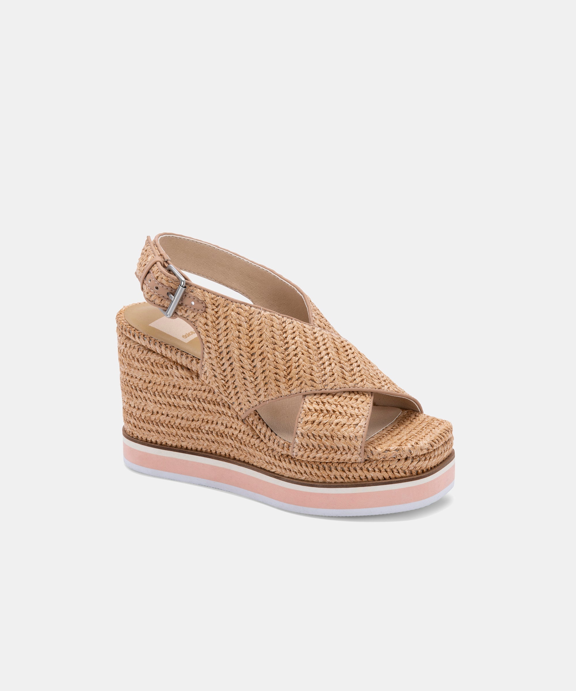 ODELIA WEDGES Natural Raffia Sandals - Comfortable Women's Summer Wedge Shoes for Beach, Vacation & Casual Outings