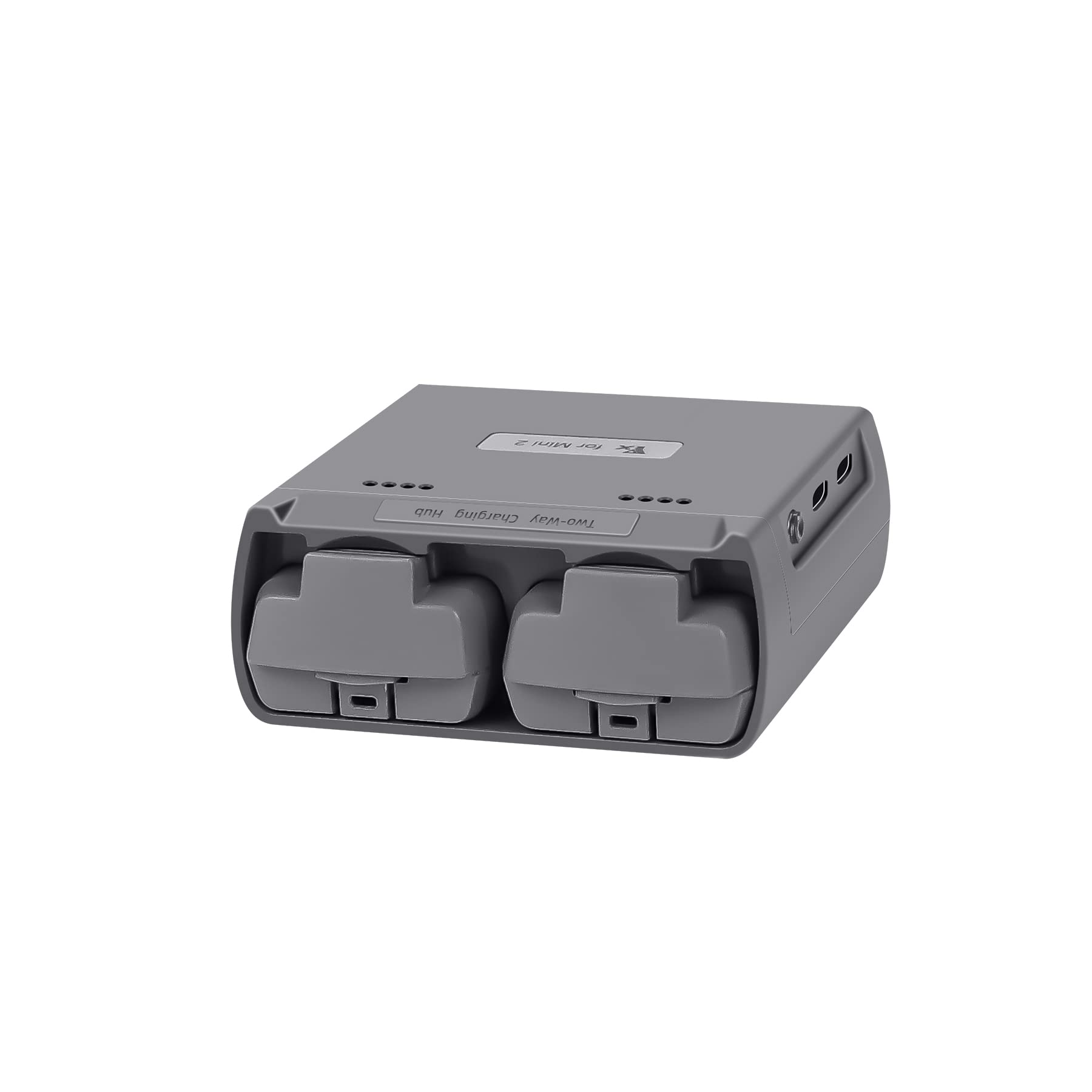 DJI Mini 2/Mini SE Dual-Port Battery Charging Hub - Fast USB Charger for 2 Drone Batteries, Gray Accessories (Perfect for Travel & Outdoor Photography)