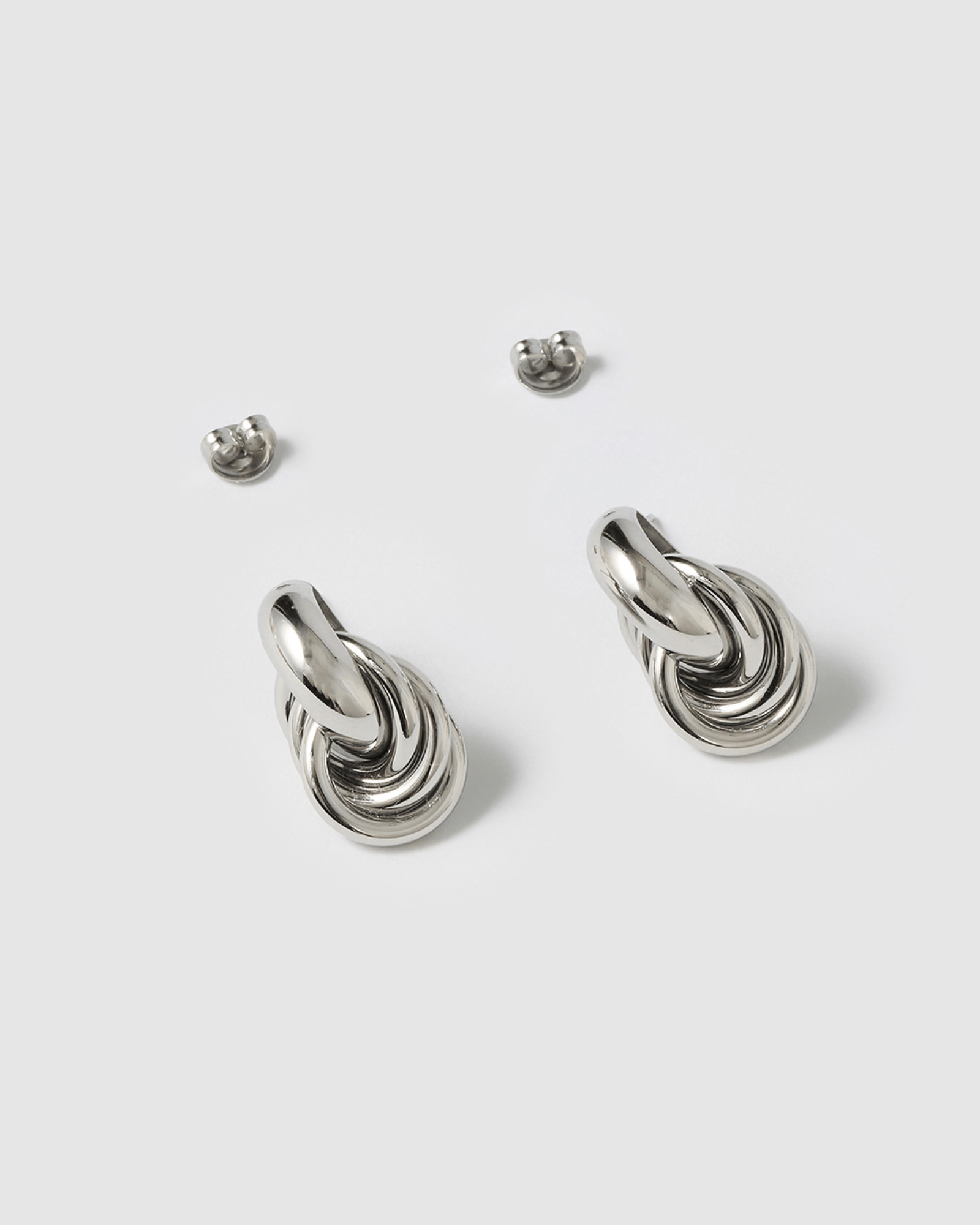 Izoa Emilia Stud Earrings for Women - Sterling Silver Minimalist Earrings for Everyday Wear | Perfect for Work, Date Night & Gifting