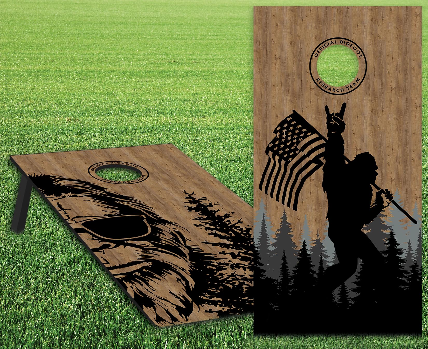 Premium Cornhole Board Vinyl Wrap - Waterproof & Durable Toes in The Water Design for Outdoor Games, Tailgating, Backyard Parties & Beach Events