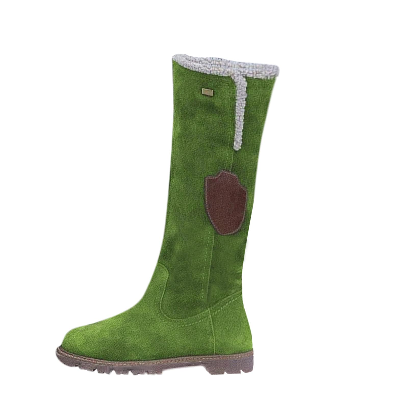 Women's Knee-High Snow Boots - Warm Cotton Winter Booties for Women - Perfect for Snowy Weather, Outdoor Activities & Cold Climate Wear