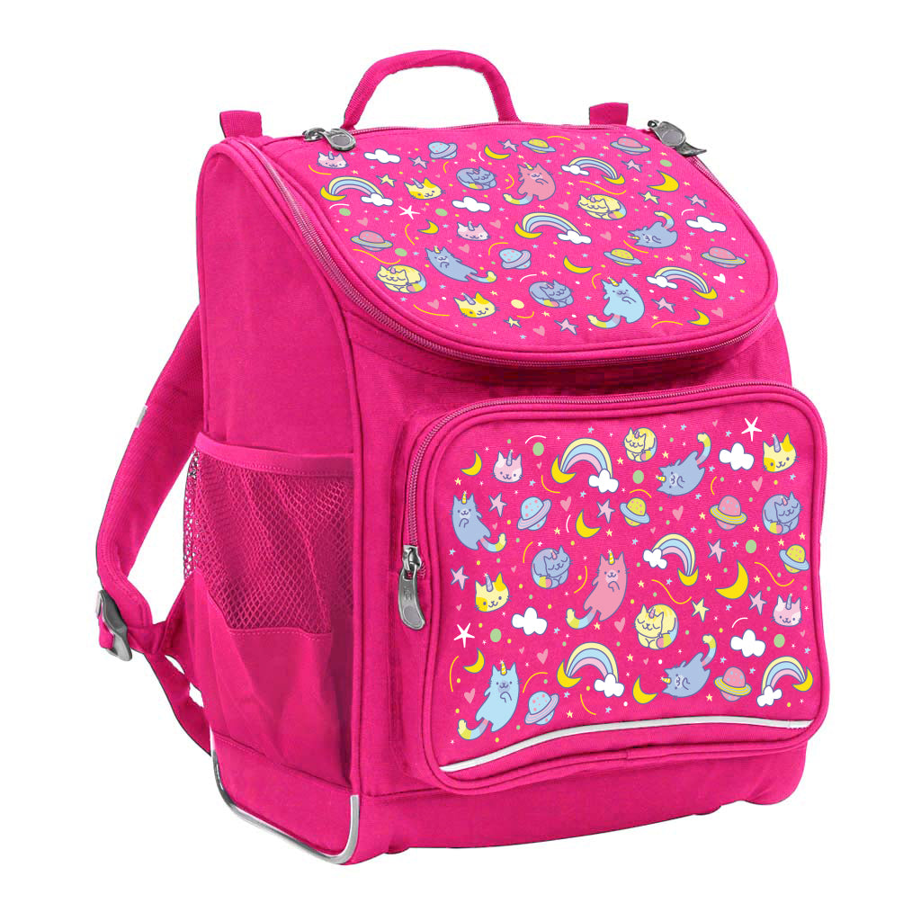 KittyCorn Mighty Primary Backpack for Kids - Durable School Backpack with Wide Straps & Multiple Pockets - Perfect for Elementary Students, Daycare & Travel