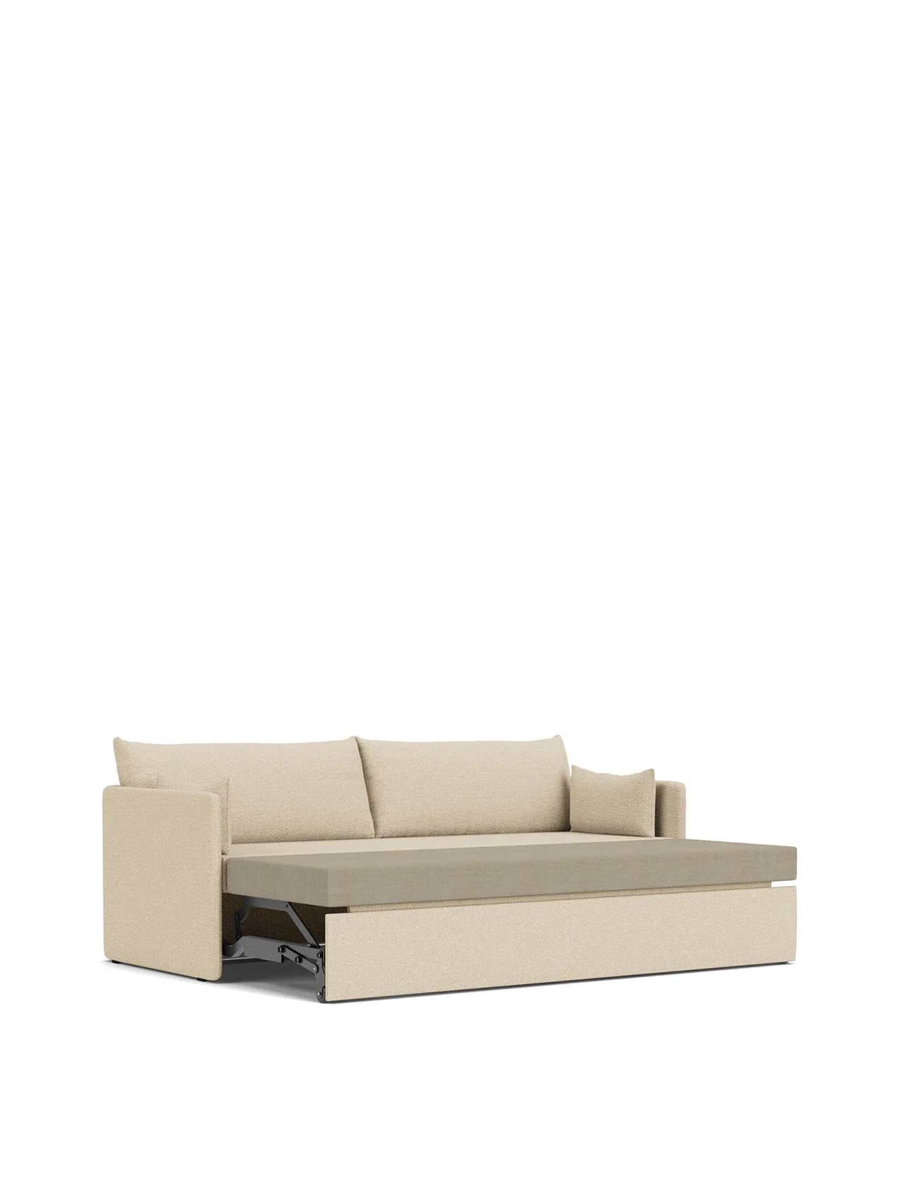Convertible Offset Sofa Bed with Storage - Modern Sleeper Sofa for Small Spaces - Perfect for Apartments, Guest Rooms & Home Offices