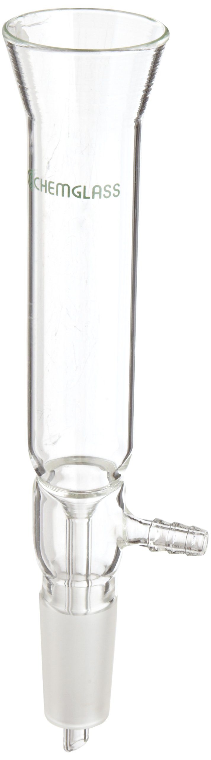 CG-1053-12 24/40 Vacuum Filtration Adapter with Lower Vacuum Assembly, 220mm Height - Ideal for Laboratory Distillation, Chemical Filtration & Research Applications