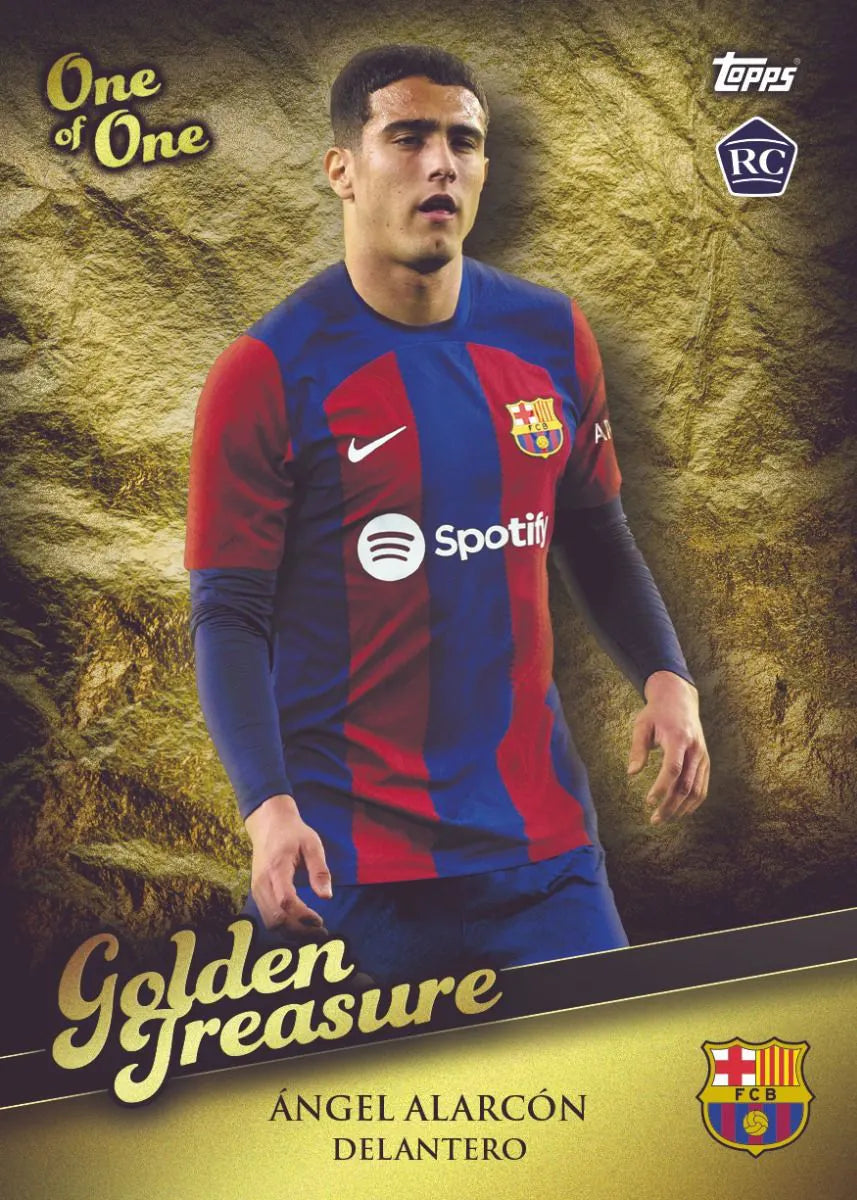 Official Topps FC Barcelona 23/24 Fan Set - Authentic Collectible Soccer Merchandise for Barcelona Supporters - Perfect for Gifts, Display, and Match Day Collections