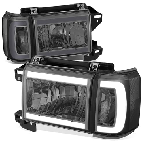 Chrome Housing Smoked Lens Clear Corner
