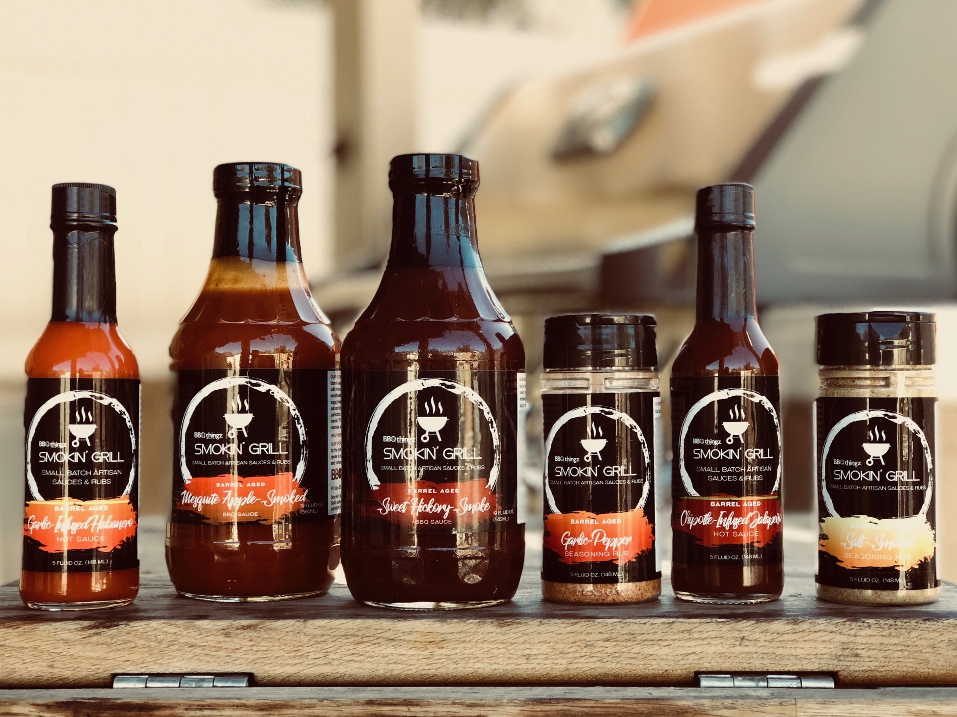 Barrel Aged Handcrafted Chipotle Infused Jalapeño Hot Sauce - Small Batch Artisan Hot Sauce for BBQ, Tacos & Wings | BBQthingz™