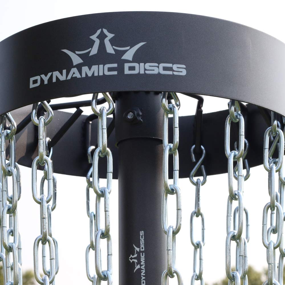 Dynamic Discs Marksman Portable Disc Golf Basket - 15-Chain Lightweight Disc Golf Target with Tension Screws for Stability | Perfect for Backyard Practice, Park Training & Tournament Play | Precision Frisbee Golf Equipment for All Skill Levels