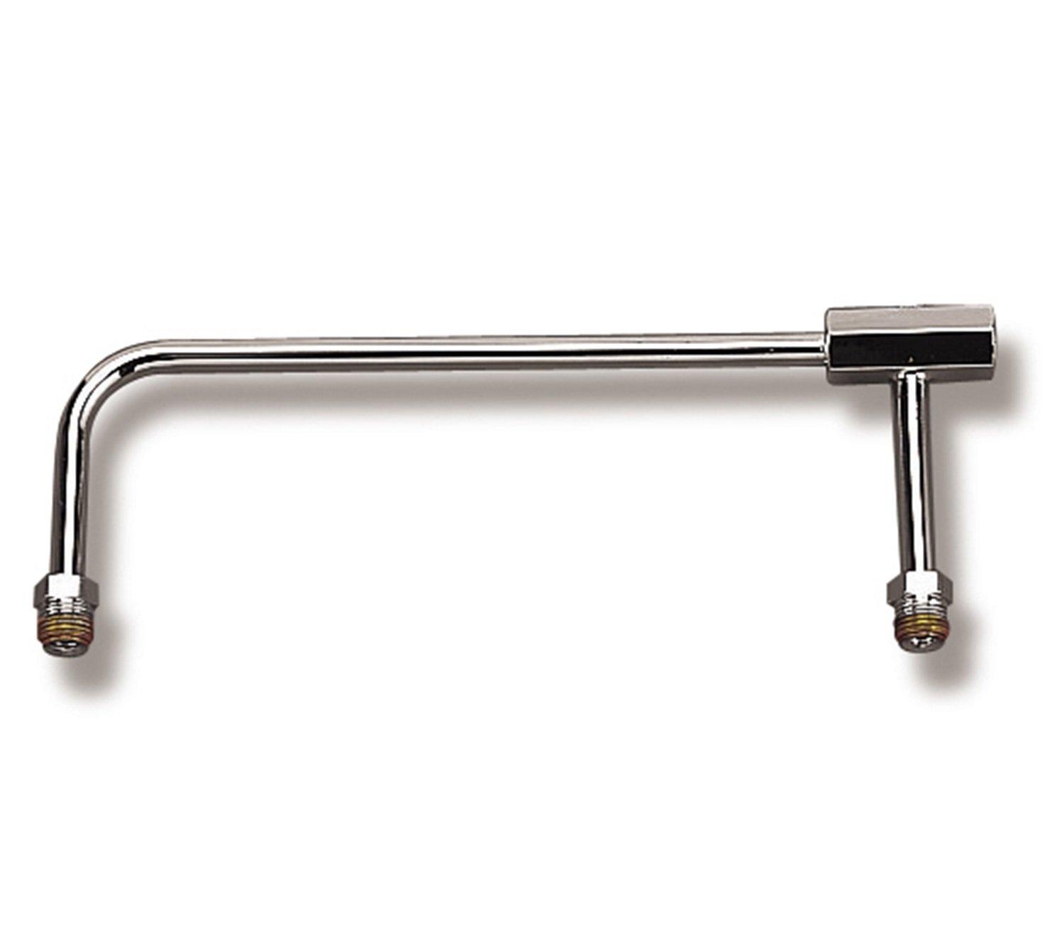 Holley 34-550 Chrome Fuel Line Kit - High Performance Fuel Hose for Carbureted Engines - Perfect for Classic Cars, Hot Rods & Muscle Car Restoration Projects