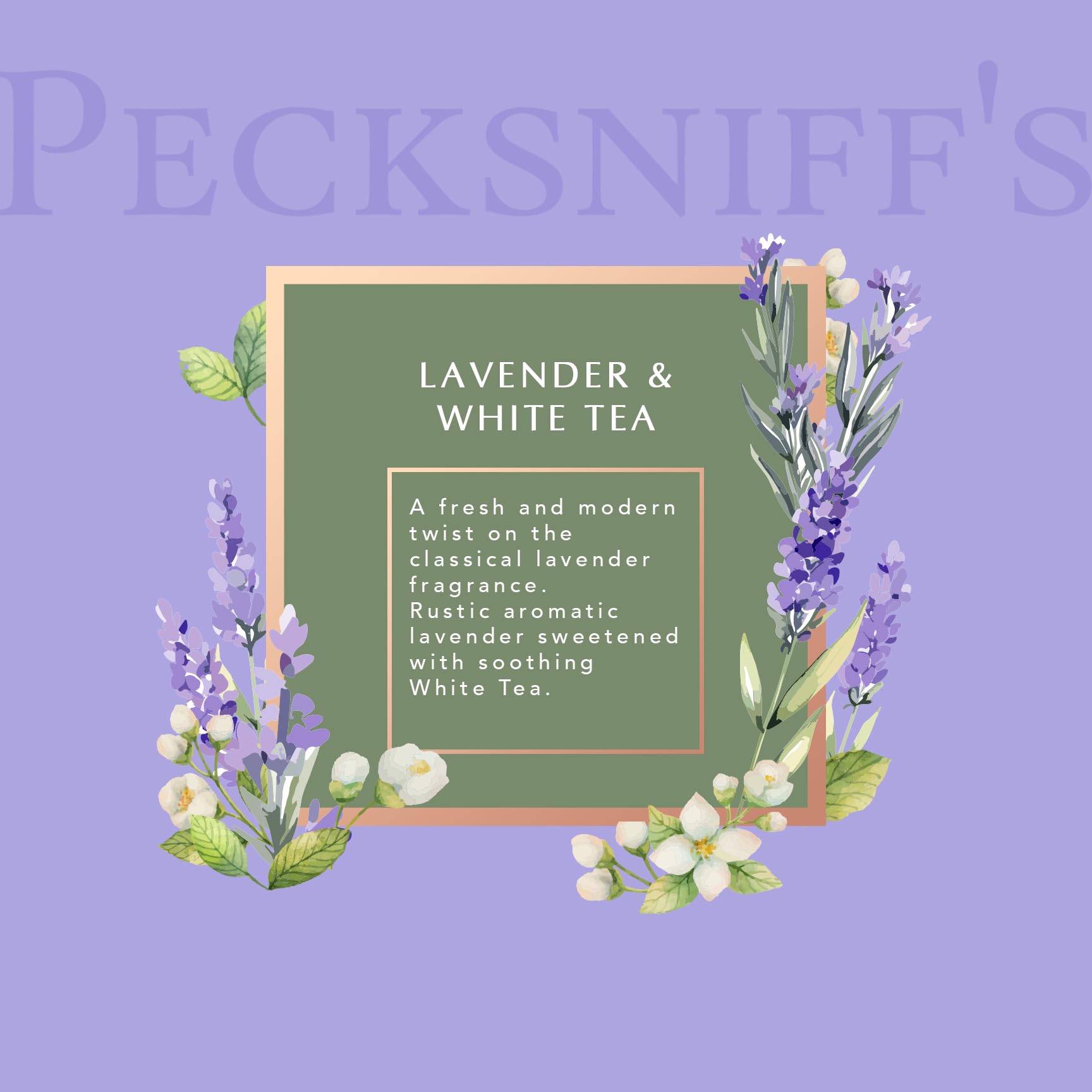 Pecksniff's Classic 750ml Hand Wash - Lavender & White Tea Scent | Gentle Moisturizing Liquid Soap for Bathroom, Kitchen & Guest Washroom