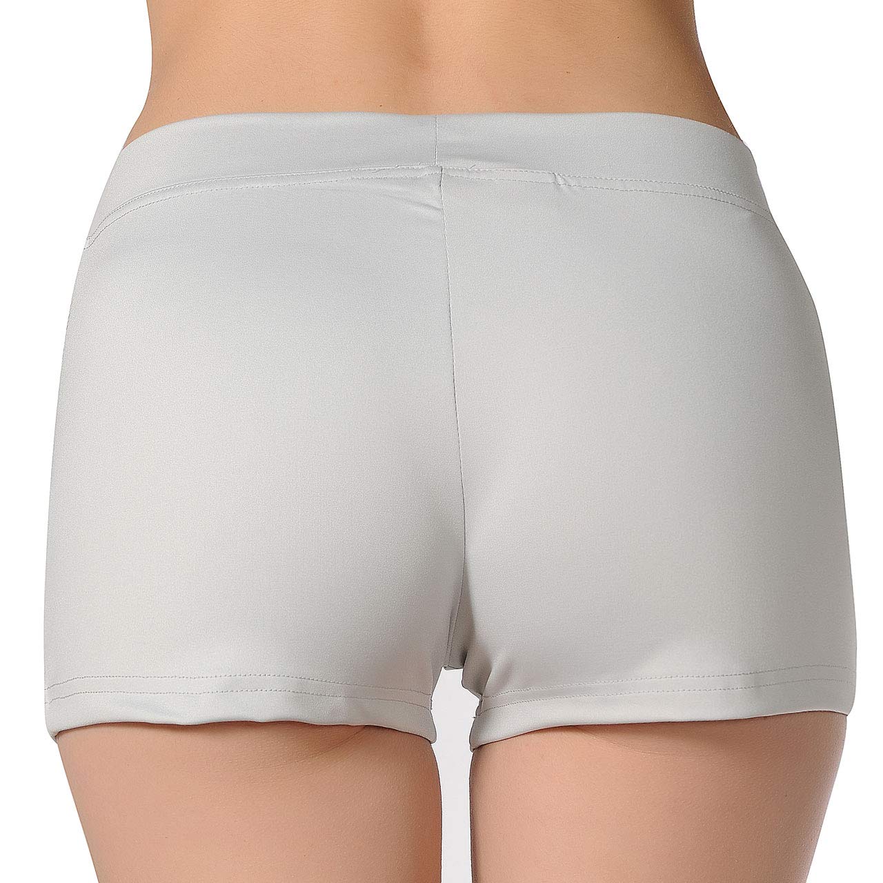 Low Rise Boy Cut Shorts for Women - Stretchy Spandex Activewear for Yoga, Dance & Workout - Perfect for Gym, Running & Fitness Training