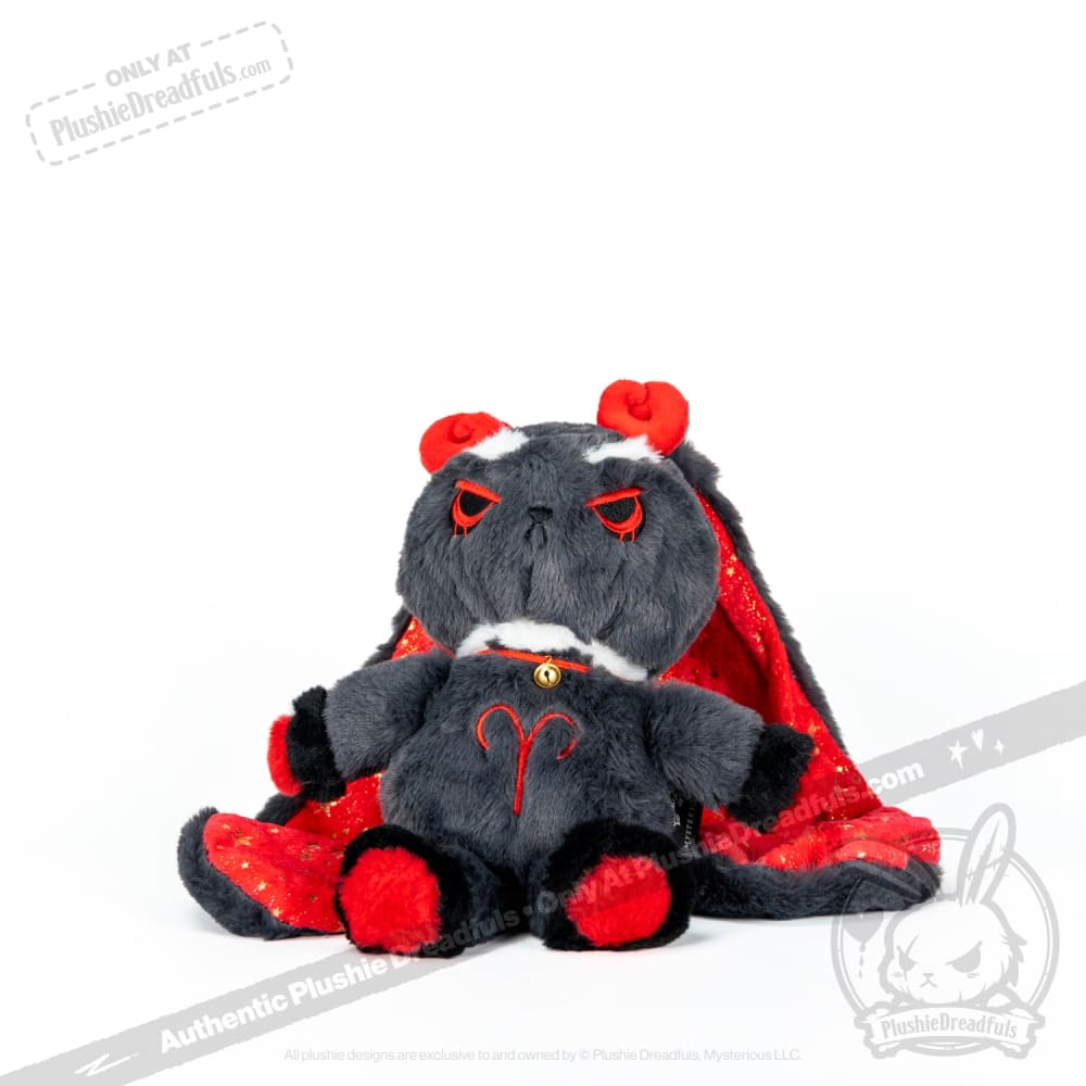 Plushie Dreadfuls Aries Rabbit Stuffed Animal - Cute Zodiac Plush Toy for Astrology Lovers, Soft Huggable Gift for Kids & Adults, Perfect for Birthday, Nursery Decor & Emotional Support