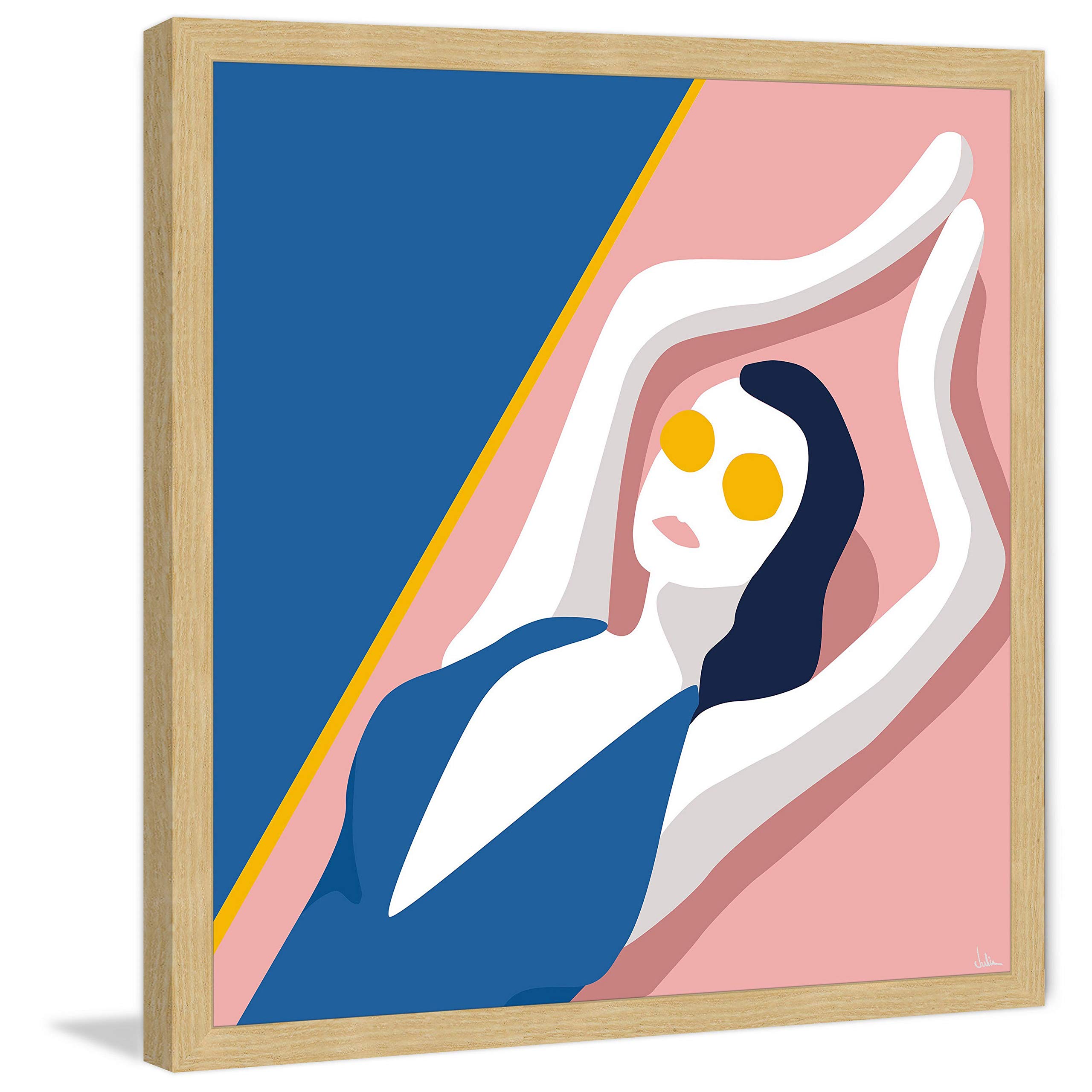 Handmade Lovely Day Framed Print 32x32 by Marmont Hill - Perfect for Living Room, Bedroom & Office Decor