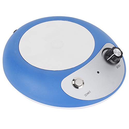 **500°C Mini Magnetic Hot Plate Stirrer with Red LED - Portable Electromagnetic Blender for Mixing & Heating Liquids (US Plug) - Ideal for Labs, DIY Projects & Home Chemistry Experiments**