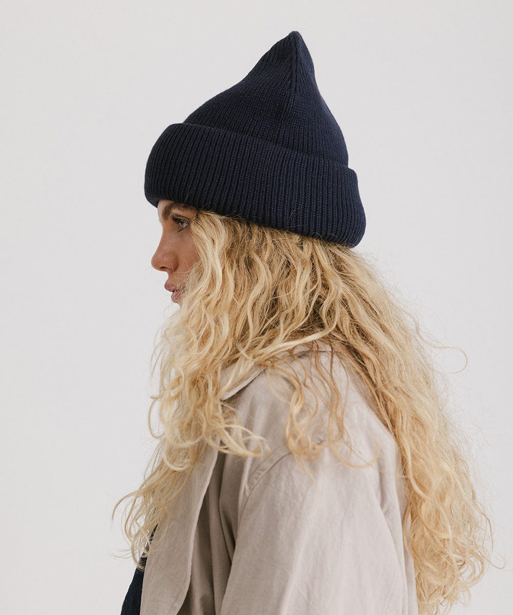 Lou Oversized Knit Beanie - Soft Chunky Winter Hat for Women & Men - Perfect for Cold Weather, Skiing, and Outdoor Activities