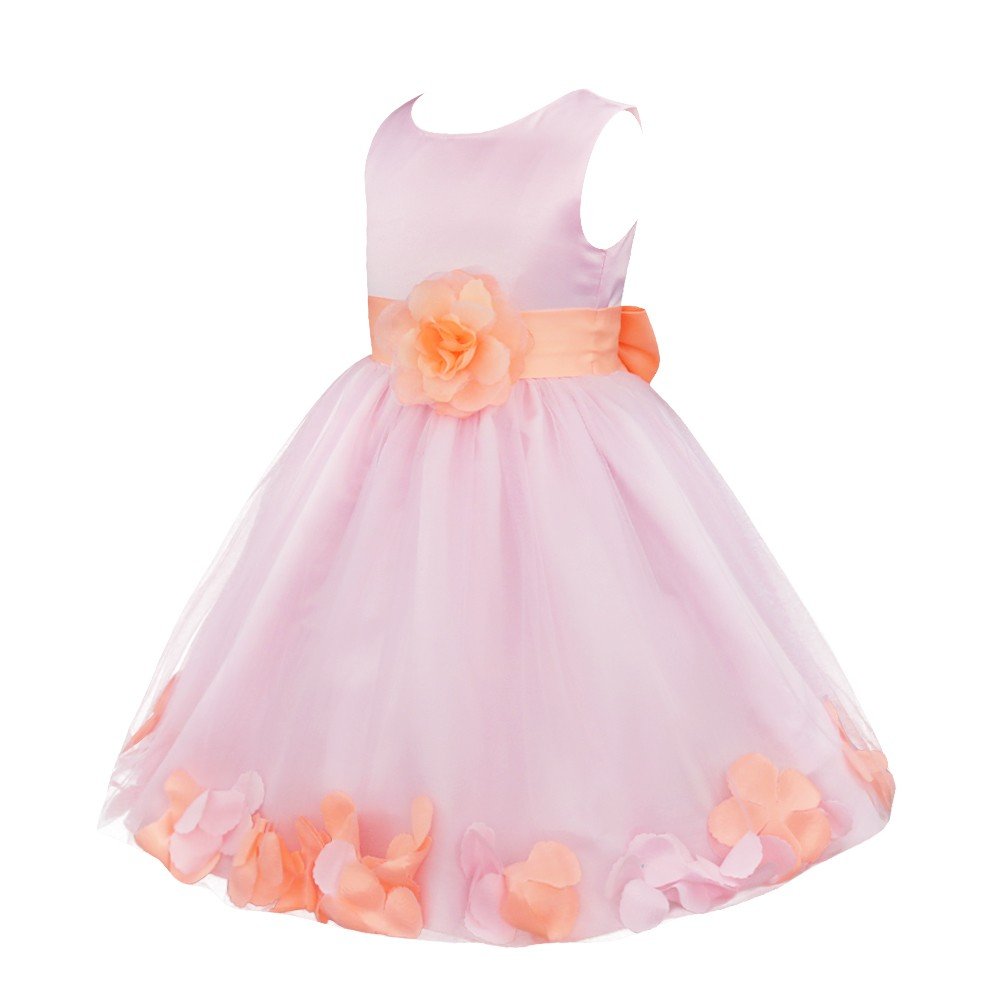 FEESHOW Elegant Flower Girl Dress for Weddings, Pageants, Bridesmaids, Graduation & Prom - Formal Party Gown for Special Occasions