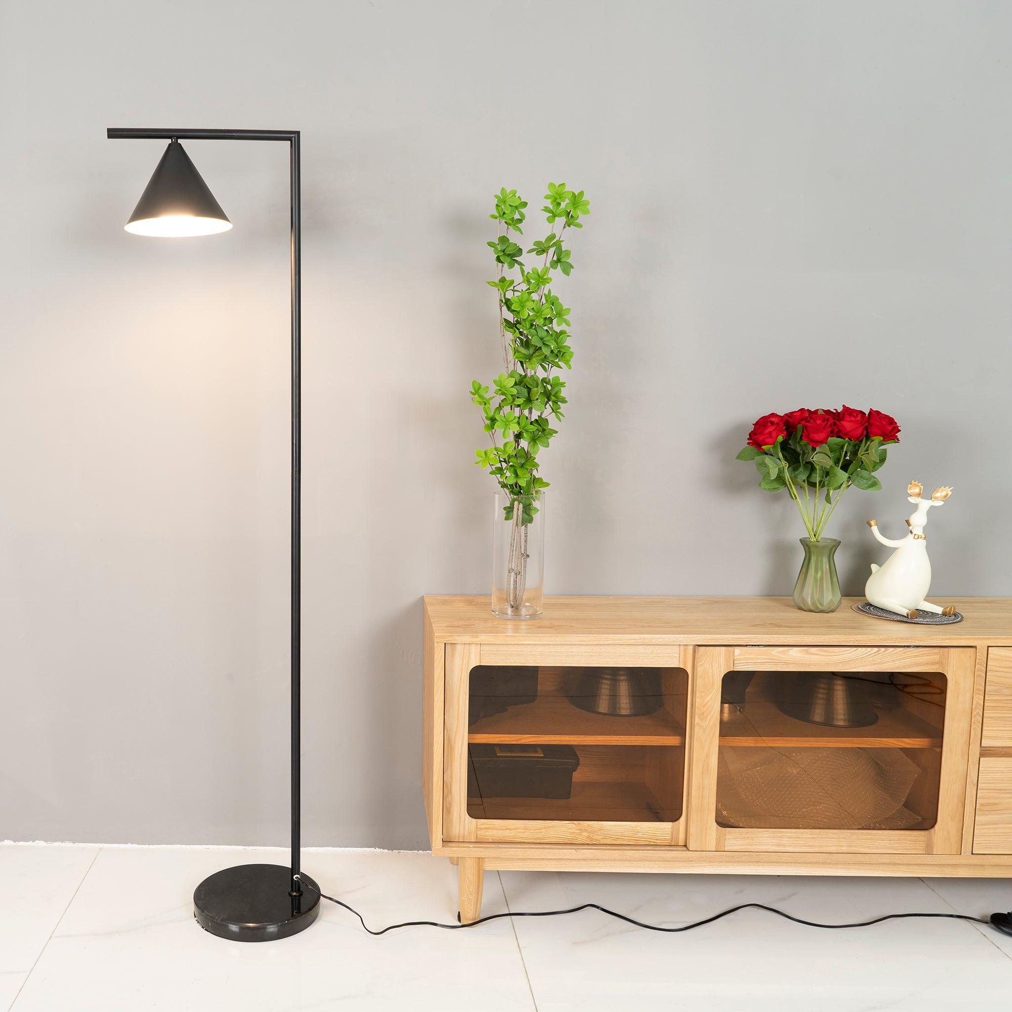 Captain Flint Floor Lamp - Modern LED Standing Light with Adjustable Brightness, Perfect for Living Room, Bedroom, and Office Reading Lighting