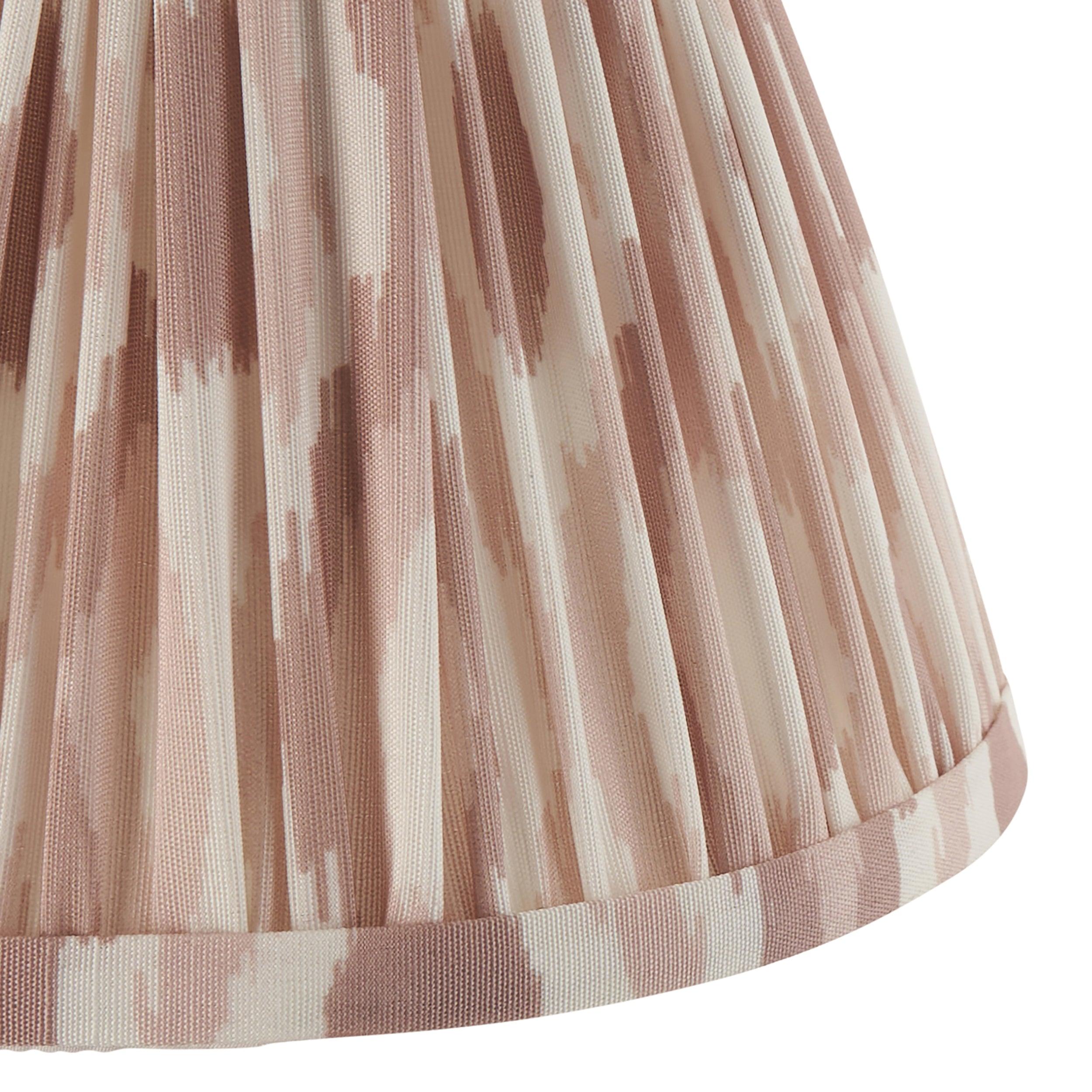 Vintage Dome Wing Brass Wall Light with Ikat 16cm Neutral Shade - Perfect for Bedroom, Living Room & Hallway Lighting