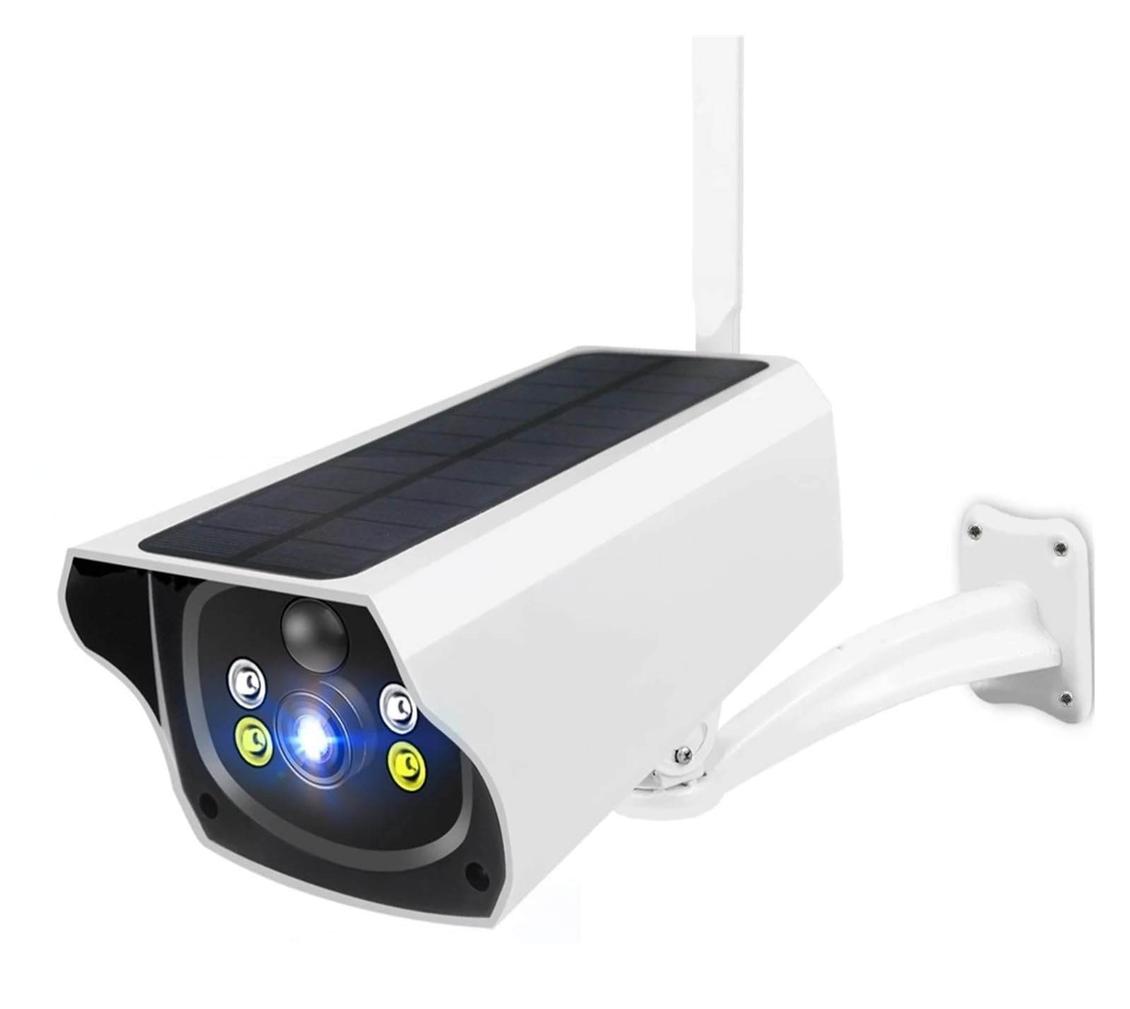 4G Solar Outdoor Security Camera - 1080P HD, SIM Card Enabled, IP66 Waterproof, Battery & Solar Powered for 24/7 Home Surveillance - Ideal for Backyard, Garage & Property Monitoring (4G, No Battery x 64G)