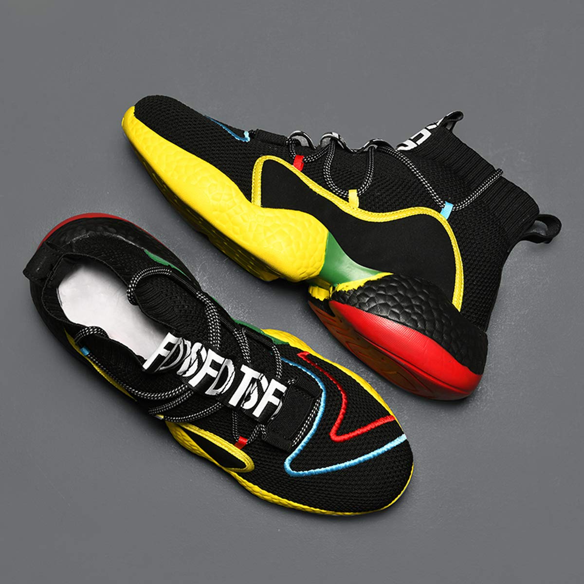LIBINXIF Breathable Non-Slip Sneakers for Women & Men - Lightweight Walking Shoes, Running Trainers with Comfortable Sock Design - Perfect for Couples, Jogging, Gym Workouts & Daily Wear