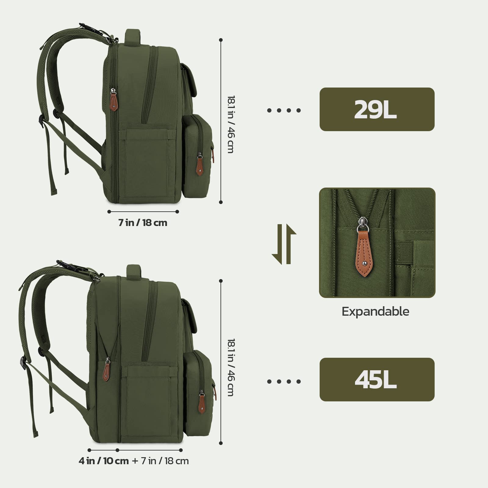 Large Capacity Unisex Diaper Bag with Removable Insulated Bottle Holder - Perfect for Parents, Travel & Baby Essentials Organization