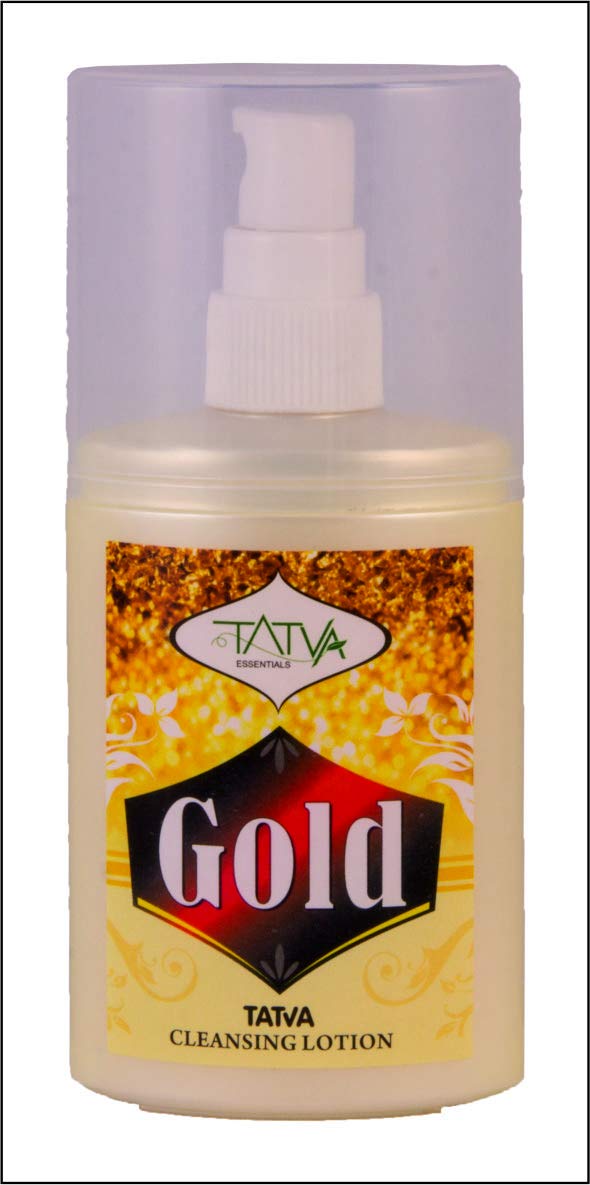 Gold Cleansing Lotion 100ml - Premium Facial Cleanser for Glowing Skin | Daily Skincare Routine & Makeup Removal
