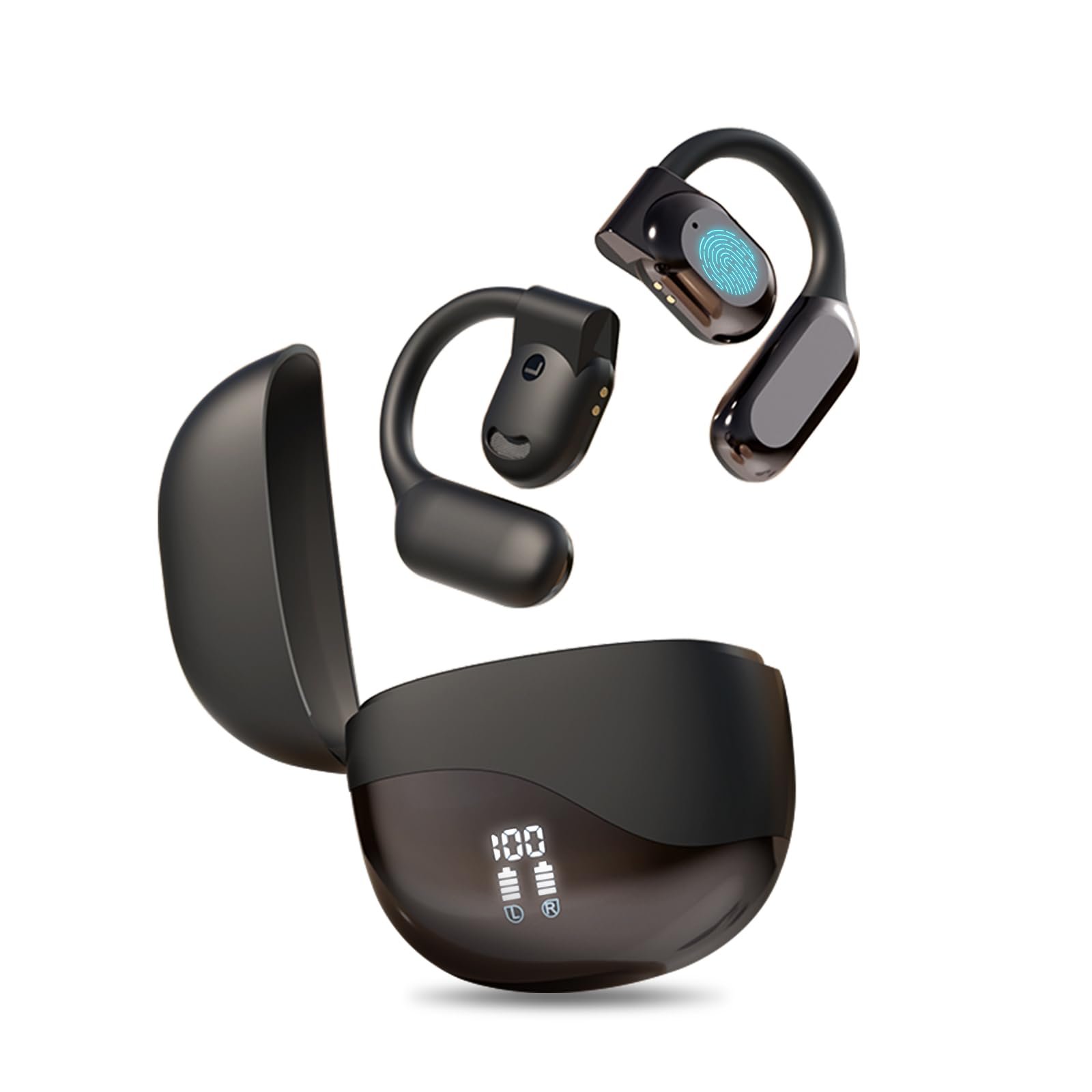 144 Language AI Translator Earbuds - Wireless Bluetooth 3-in-1 Headphones with Real-Time Translation for iOS & Android | Perfect for Travel, Business Meetings & Language Learning