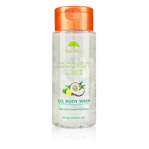 Tree Hut Coconut Lime Body Wash - Ultra Hydrating 10.94oz for Dry Skin Care & Shower Relaxation