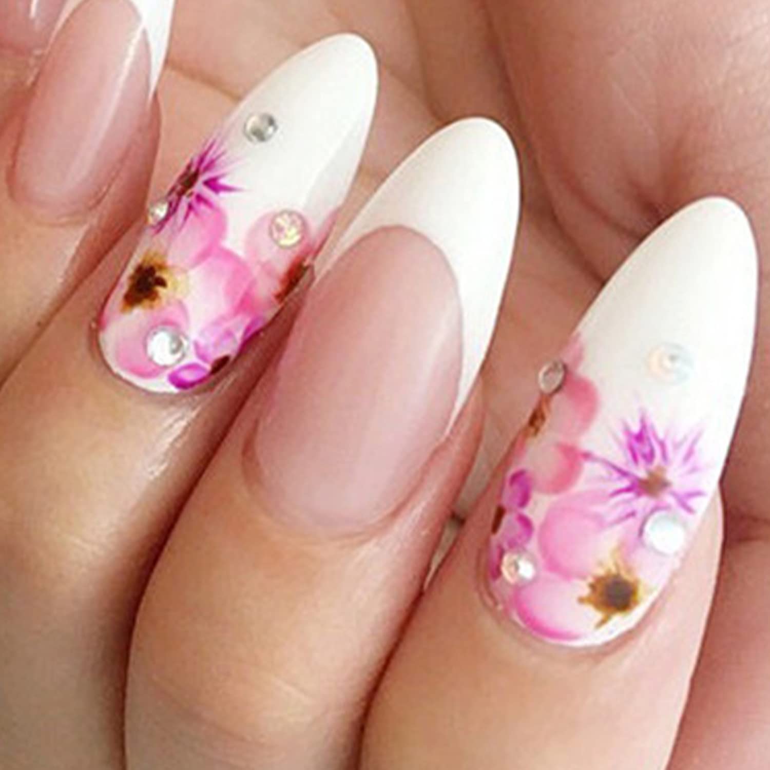 WOKOTO 8 Pcs Ombre Nail Brush Set for Acrylic Nails - Gradient Painting, UV Gel Flower Drawing & Nail Art Brushes - Professional Acrylic Application Tools for Salon & Home Manicure | Perfect for French Tips, Ombre Designs & 3D Nail Art