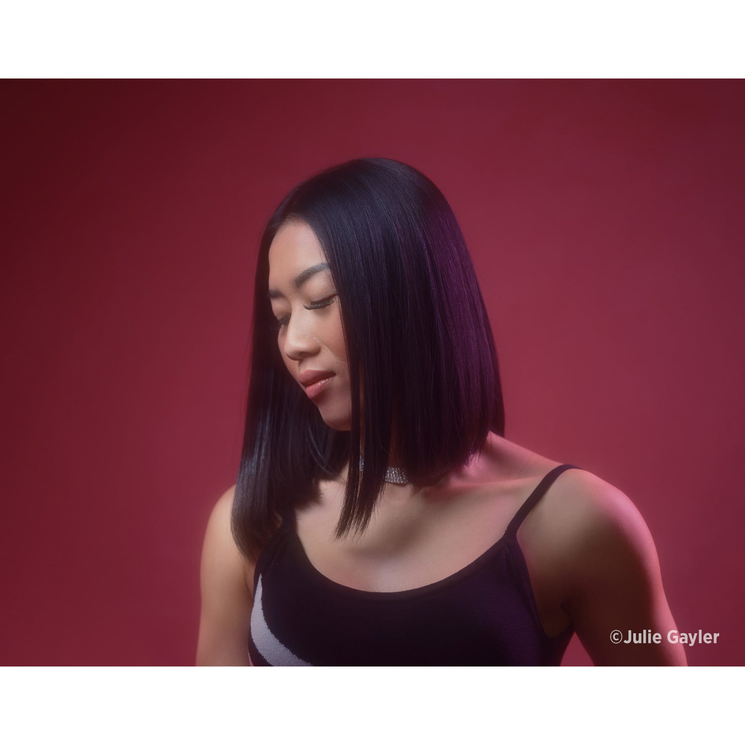 X Drop Wrinkle Resistant Dark Pink Backdrop - 5' x 7' Photography Background for Studio, Portrait & Video Shoot | Perfect for Events, YouTube & Social Media Content