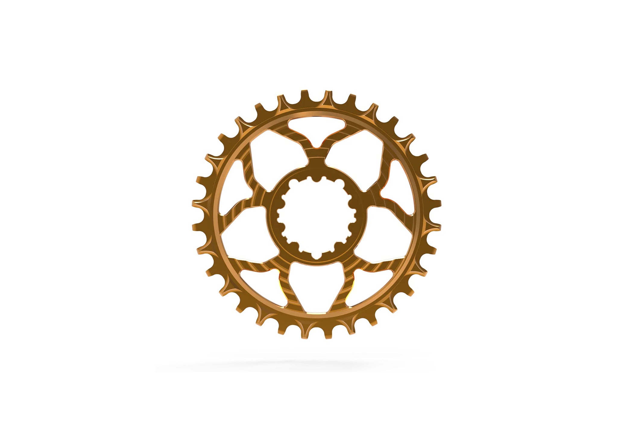 5DEV 7075 Classic Chainring - 3mm Offset for Road & Mountain Bikes - High-Performance Bicycle Crankset Upgrade for Smooth Shifting & Durability