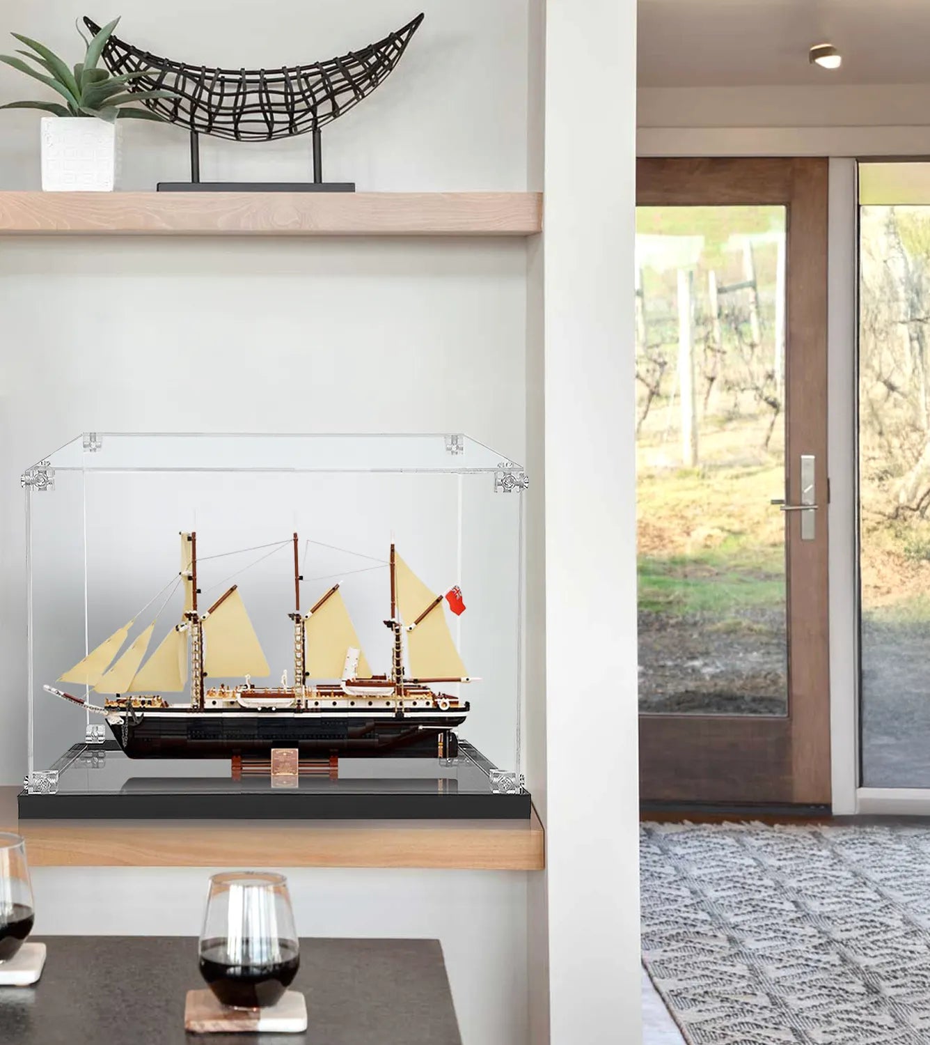 LEGO Icons The Endurance 10335 Display Case - Premium Acrylic Showcase for Ship Model Collection & Home Decor