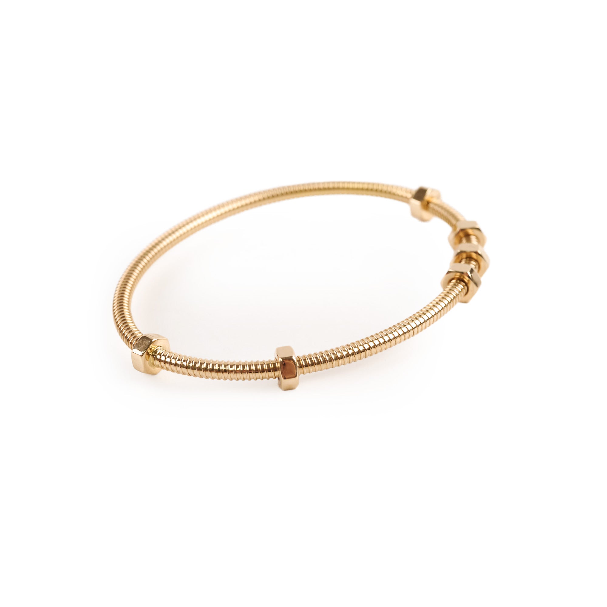Cartier Ecrou De Bracelet 18K Rose Gold Size 19 - Luxury French Jewelry for Women, Perfect for Weddings & Special Occasions