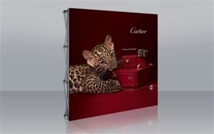 Signworld 8 Ft Fabric Pop Up Display - Portable Trade Show Booth Backdrop for Exhibitions, Events & Retail Stores - Easy Setup Professional Marketing Solution